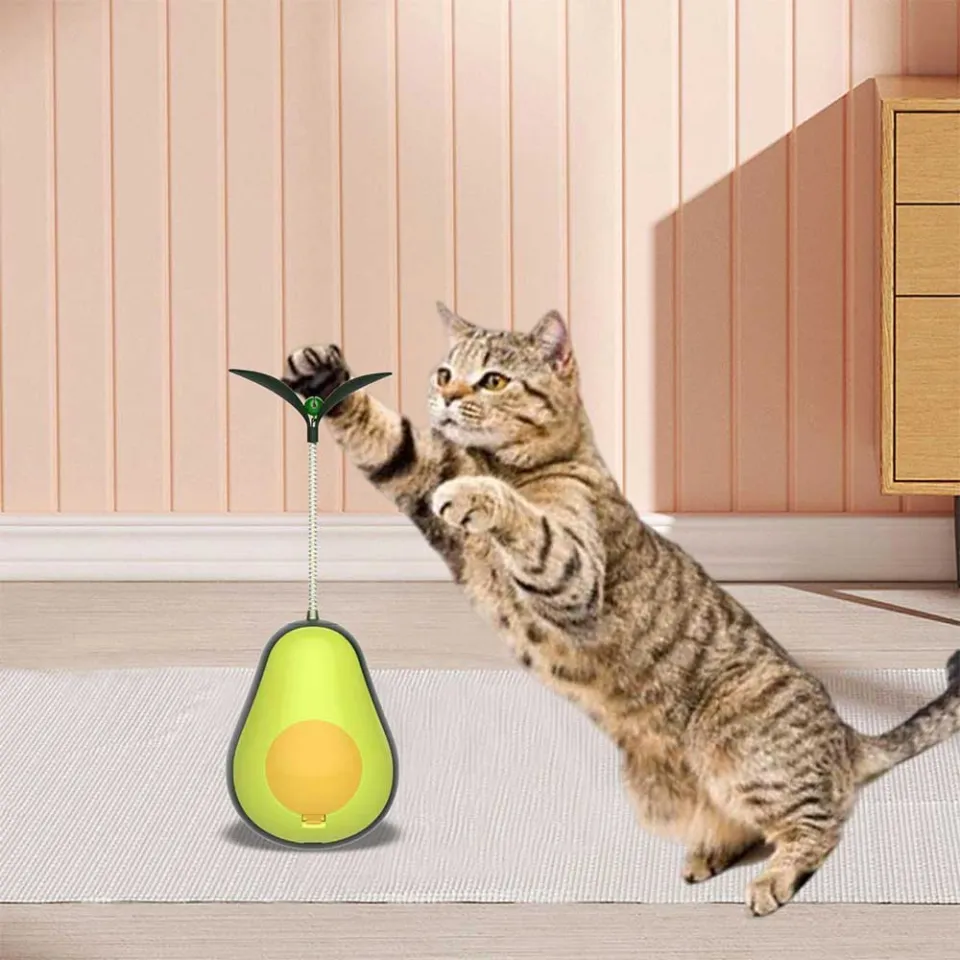 Avocado Tumbler Cat Toy Multifunctional Mint Catnip Ball Leaky Toy