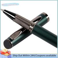 ART SUPPLIESX ปากกาแบบเติมสีดำปากกาลูกลื่น0.5มม. สีเขียวปากกาเจลโลหะสำนักงาน