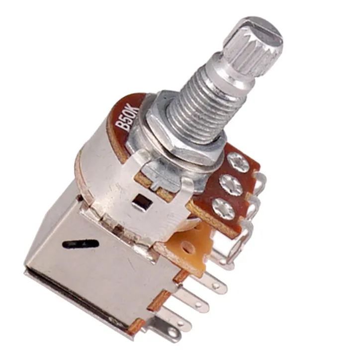 LazaraSuper A50K, B50K, B100K log push pull guitar potentiometer 18mm