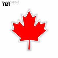 ❈✽ YJZT 11.7CMx13.2CM Personality Canada Flag Reflective Motorcycle Car Sticker Decal 6-1664