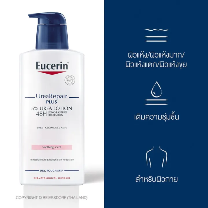 eucerin-urea-repair-plus-5-urea-lotion-400ml-ผลิตภัณฑ์โลชั่นทาผิว-ดูแลผิวแห้งขุย