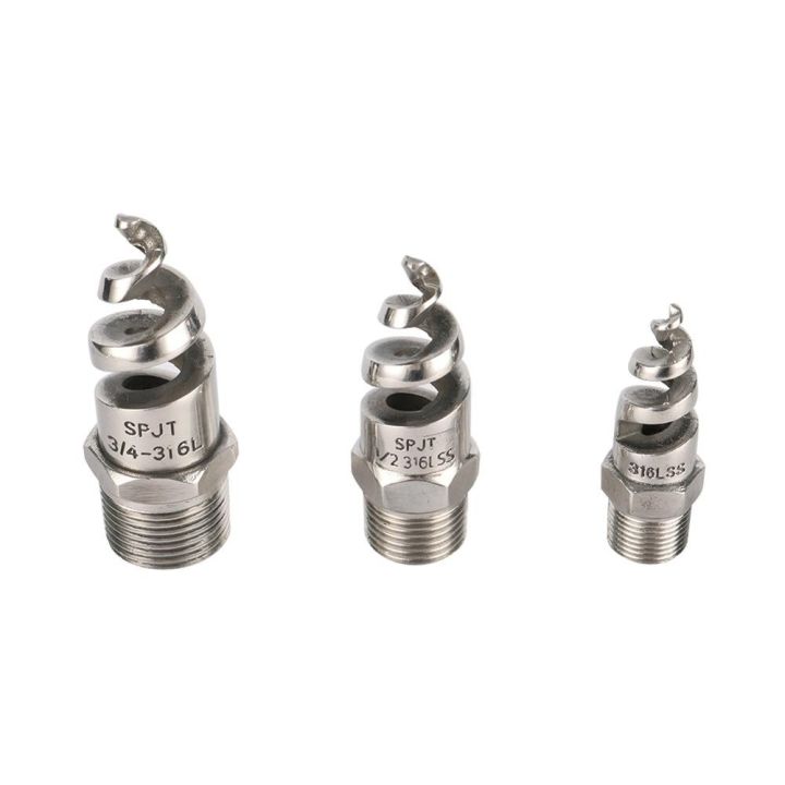 316-stainless-steel-spiral-jet-nozzle-industrial-spray-dust-remove-nozzle-male-thread-full-cone-spiral-nozzle-for-garden-5-pcs