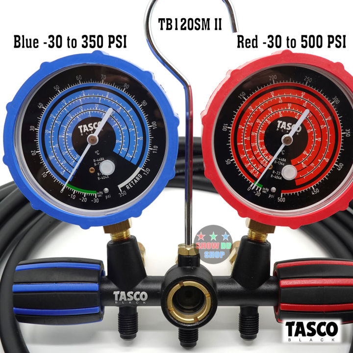 เครื่องมือช่างแอร์-ชุดเกจ์วัดน้ำยา-tasco-black-tb120sm-ii-tb140sm-ii-new-series-2