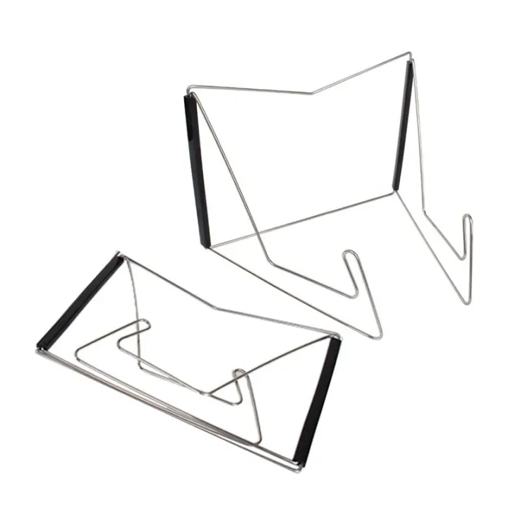 Book Display Stand Textbook Stands Collapsible Metal Bookstand Easel