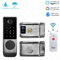 TT LOCK Outdoor Waterproof Smart Lock Fingerprint Biometric Digital Lock with Remote Control Electronic Lock Smart Door Lock