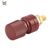 Ziqqucu M10 555เครื่องเชื่อมอินเวอร์เตอร์ High Current ทั้งหมดขั้วต่อทองแดงโพสต์แบตเตอรี่ Power Junction โพสต์ขั้วเชื่อมต่อ100A สีแดงและสีดำ