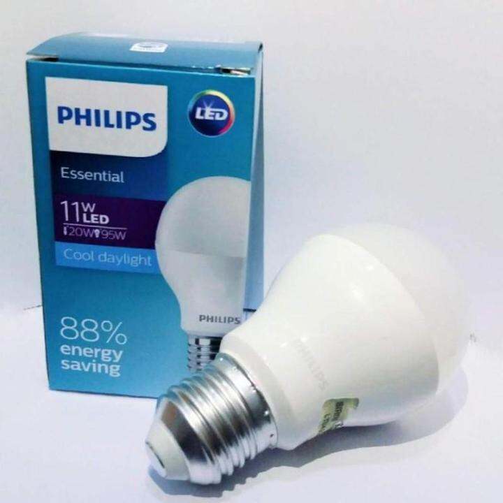 พร้อมส่ง-โปรโมชั่น-หลอด-led-ฟิลิปส์-หลอดไฟ-ฟิลิปส์-essential-led-bulb-11w-เอสเซนเชียล-รุ่นประหยัด-ส่งทั่วประเทศ-หลอด-ไฟ-หลอดไฟตกแต่ง-หลอดไฟบ้าน-หลอดไฟพลังแดด