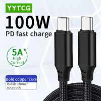 YYTCG PD 60W USB C to USB Type-C Cable QC4.0 3.0 Fast Charge Data Cable for Macbook Samsung S9 Plus USB C Cable for Huawei P30