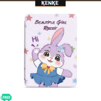 KENKE เคส iPad การ์ตูนกระต่ายสีม่วงน่ารักวัสดุ TPU โปร่งใสสำหรับ iPad Air 4 air 5 iPad 2022 M2 Pro 11 2020 mini 6 iPad รุ่นที่ 10 iPad 7 8 9 gen 2021 mini 1 2 3 mini4 mini 5 ipad Air 3 Pro 10.5 gen 5 6 ipad air1 Air2 เคสอัจฉริยะ case ผู้ใหญ่ เด็กผู้หญิง