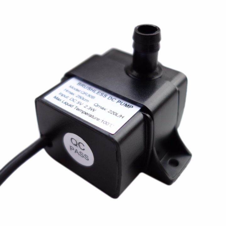 in-stock-f20540q-qr30b-ไฟฟ้ากระแสตรง5v-2-3w-h-อัตราการไหล220l-กันน้ำใช้ซีพียูเย็นรถ-ip68ไร้แปรงถ่านปั๊มน้ำมืออาชีพ