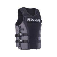 Hisea Professionl Buoyancy Life Jacket Vest With Material Neoprene for Men Women Surfing Motorboat Fishing  Life Jackets