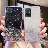 เคสสำหรับ Realme 10 5G Realme10 4G 5G 2022ฝาหลังกากเพชรเลื่อมเงางามท้องฟ้าเต็มไปด้วยดวงดาวซองนุ่มใสดวงจันทร์เต็มดวง