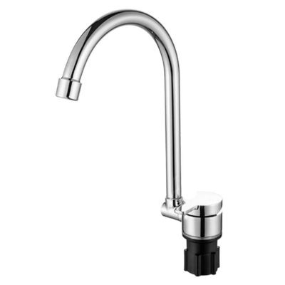 Copper Faucet High-End Folding Faucet Water Tap 360 Degree Cold Hot Water Faucet for Marine Boat Yacht