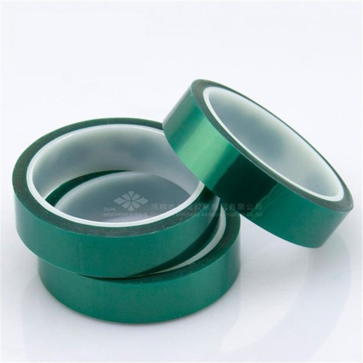 1pcs-33m-green-pet-tape-high-temperature-pcb-solder-protect-board-plating-protection-spray-masking-tape-thickness-0-06mm-adhesives-tape