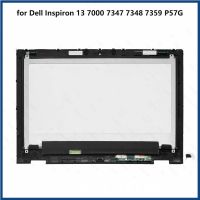 สำหรับ Dell Inspiron 13 7000 7347 7348 7359 P57G 13.3นิ้วหน้าจอสัมผัสแอลซีดีประกอบ FHD 1920X1080 EDP 30พิน