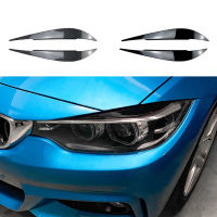 2Pcs Evil ไฟหน้าคิ้วเปลือกตาสำหรับ BMW 4 Series F33 430i F36 M4 420d F32 435i 440i 2013-2021 ABS Gloss