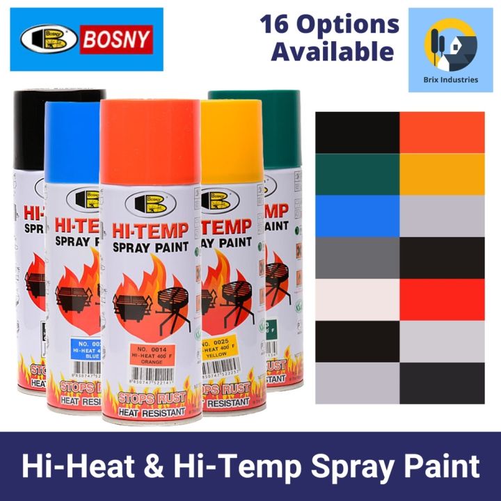 Bosny Dealer Hi Temp Hi Heat Acrylic Spray Paint Lazada Ph