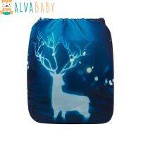 【CC】 ALVABABY Diapers Baby Positioned Nappy with 1pc Microfiber Insert