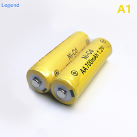 ?【Lowest price】Legend 2/3/4pcs AA NI-CD แบตเตอรี่แบบชาร์จไฟได้ RC Electric Toy NICKEL-แคดเมียมแบตเตอรี่ชาร์จ AA 1.2V