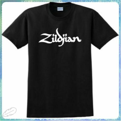 ขายดี ใหม่ Zildjian เสื้อยืดลําลอง แขนสั้น คอกลม พิมพ์ลายกลอง Zildjian Cymbals Drums Band S Funny Pearl Sabian ZilganS-5XL