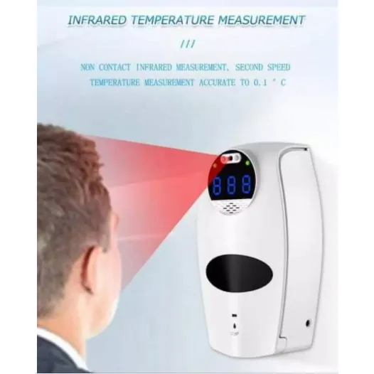 Heavy Duty Thermal Scanner with Automated Alcohol and Soap Dispenser