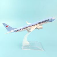 JASON TUTU 16cm REPUBLIK INDONESIA Plane Model Airplane Model Boeing 737 Aircraft Model Diecast Metal Airplanes 1:400 Plane Toy