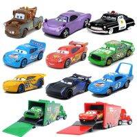 โลหะผสม1:55รถยนต์ดิสนีย์พิกซาร์2 3 Lightning Mcqueen HTB The Kings Ramirez Dinoco Jackson Mack รถบรรทุกของเล่นของขวัญยานพาหนะ