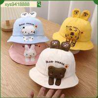 MKZ6053888หมวกชาวประมงเด็กหมวกแก๊ปเด็กหู Topi Bucket ด้วยแสงยูวีการ์ตูนน่ารักสำหรับฤดูร้อน