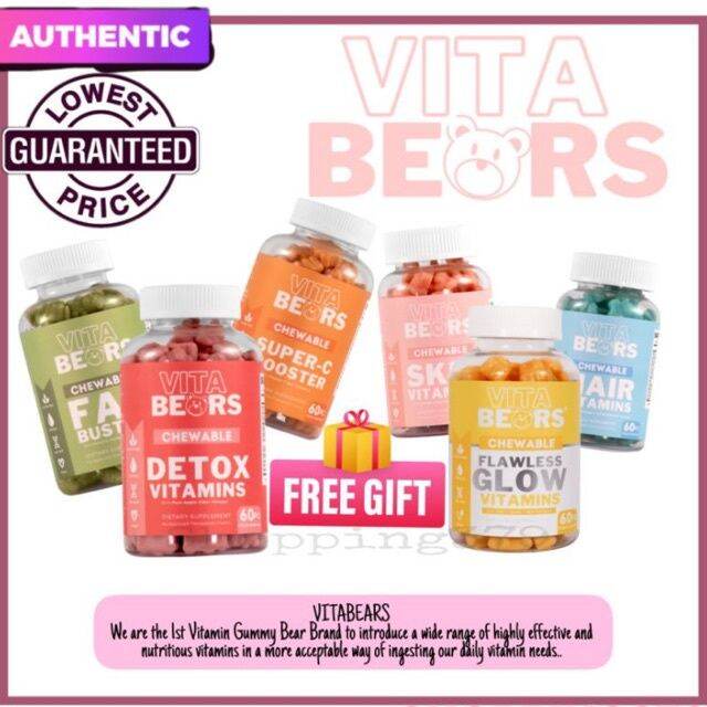 probiotics ONHAND Vitabears Hair Nail Skin | Fat Buster |Super C ...
