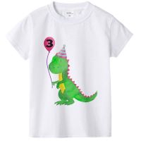 Dinosaur Birthday Shirt 1st Birthday T-Shirt Birthday Wild One Tee Dinosaur Party Shirt Dinosaur Theme Gift Boys Fashion Tee