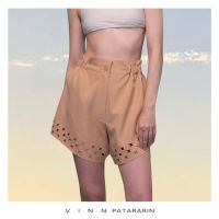 [EXCLUSIVE] Vinn Patararin - Flared short กางเกงขาสั้น กางเกงขาบาน ทรงบาน สีน้ำตาล