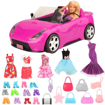 10 Sets Doll Clothes Outfits Dress Shoes Bag And Accessories For