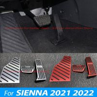 For Toyota Sienna 2021 2022 Elerator Brake Rest Pedal Sienna Car Modified Essories Non-Slip Foot Pedal Aluminum Alloy