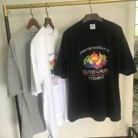 High Quality 2021Ss Vetements Men T-Shirt 1:1 Vtm Cutest Of The Fruits Vetements Shirts Multicolor Graphic Short Sleeve 【Size S-4XL-5XL-6XL】