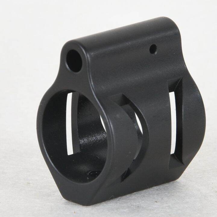 .750 Gas Block Black Steel Tactical Low Profile Micro Gas Block With