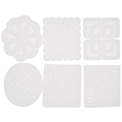 Irregular Coaster Resin Moulds,Coasters Casting Molds,Silicone Coaster Molds for Making Coasters,Cup Mat,Candle Holder