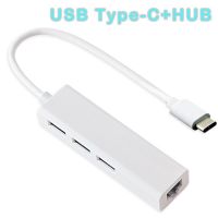 Kebidu พอร์ต Usb 3.0ฮับ Type C ถึงแลนอีเทอร์เน็ตการ์ดเน็ตเวิร์ก Rj45อะแดปเตอร์สำหรับ Macbook Thinkpad Samsung Usb-C Type-C