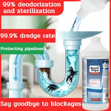 100ml Powerful Pipe Dredging Agent Dredge Deodorant Kitchen Toilet Sink  Drain Cleaner Sewer Fast Cleaning Tools