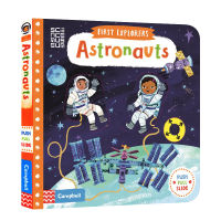 Original English picture book first explorers astronauts little explorers astronaut childrens Enlightenment mechanism operation paperboard book