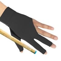 Pool Glove Elastic Left Or Right Hand Three-Finger Gloves Adjustable Non-Slip Billiard Accessories For Men Women Boys Girls