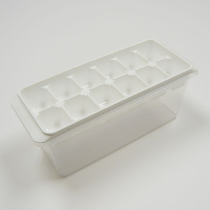 kokubo-น้ำแข็ง-12-ชิ้น-สี่เหลี่ยม-3-7x3x2-2-ซม-เครื่องทำแม่พิมพ์ถาดลูกบาศก์-สีขาว