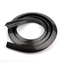 Automotive Wheel Trim Bumper Strip Universal Modification Widened Anti-Scratch Anti-Scratch Strip Self-Adhesive Rubber Door Decoration Carbon Drill Wheel Eyebrow