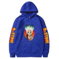 Loose MenS Sweatshirt Dr Stone Anime Hoodies Printed Cool Harajuku Streetwear Casual Unisex Pullover Size Xxs-4Xl