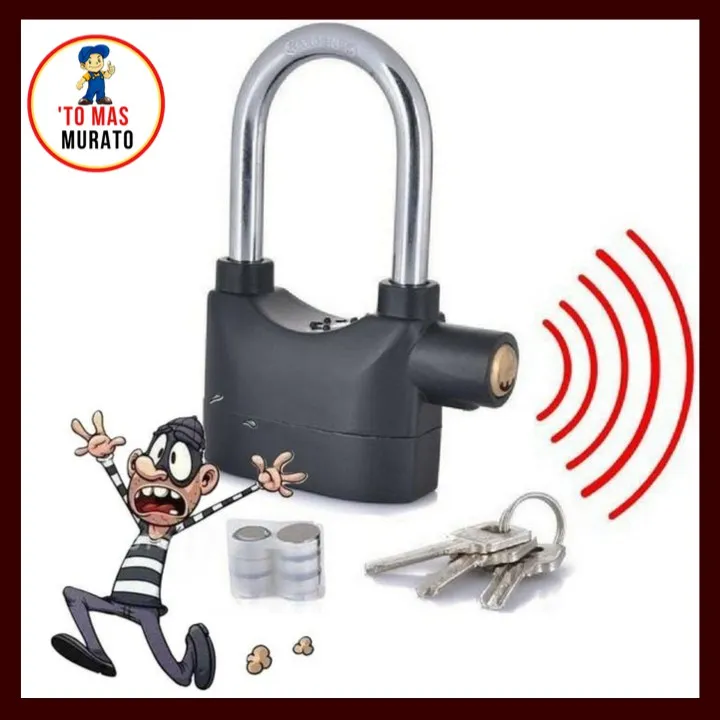 Original Anti Theft Alarm Lock FREE GIFT anti thief alarm padlock with