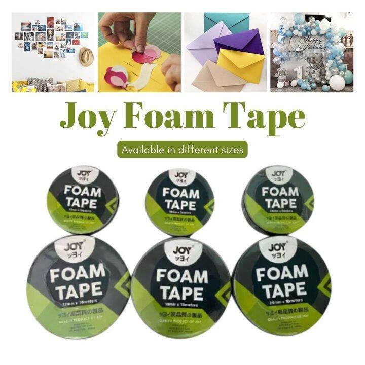 Joy Foam Tape for Crafts, Arts, Scrapbooking, Card Making, Ribbon