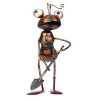 Cart Ants Garden Decor Iron with Removable Bucket Succulent Storage