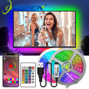 Dây Đèn Led RGB Bluetooth Đèn Hậu TV SMD5050 USB5V Linh Hoạt Đèn Trang Trí