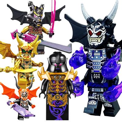 16 Seasons Of The Lord Of Darkness Small Puppet Phantom Ninja Ghost Plus Mandu Gold Lloyd Small Figure Lego Building Blocks 【AUG】