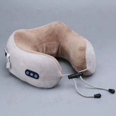 [ไร้สาย]หมอนนวดคอไฟฟ้าไร้สาย ใช้นวดคอ ผ่อนคลายกล้ามเนื้อU-shape massage pillow