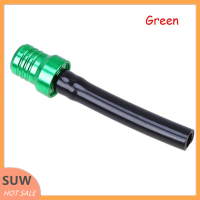 ? SUW 1X อลูมิเนียมอัลลอยด์รถจักรยานยนต์ถังน้ำมันเชื้อเพลิง CAP Valve Vent Breather hose TUBE